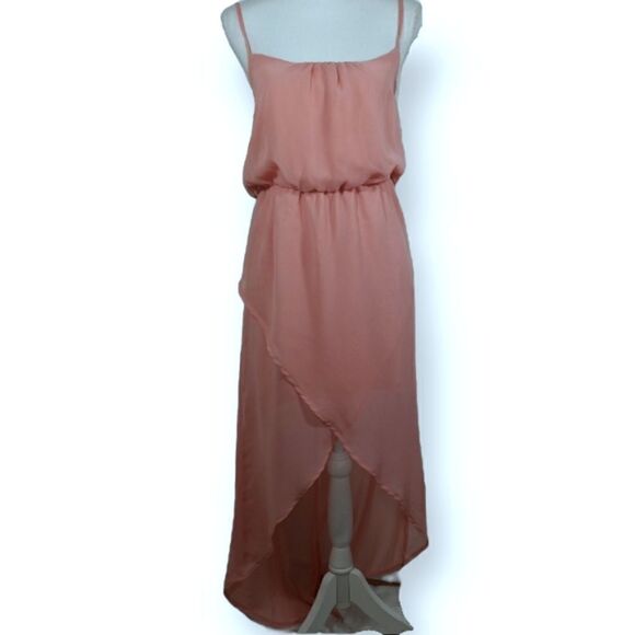 POETRY PINK MAXI DRESS SZ.M EUC - Picture 1 of 7